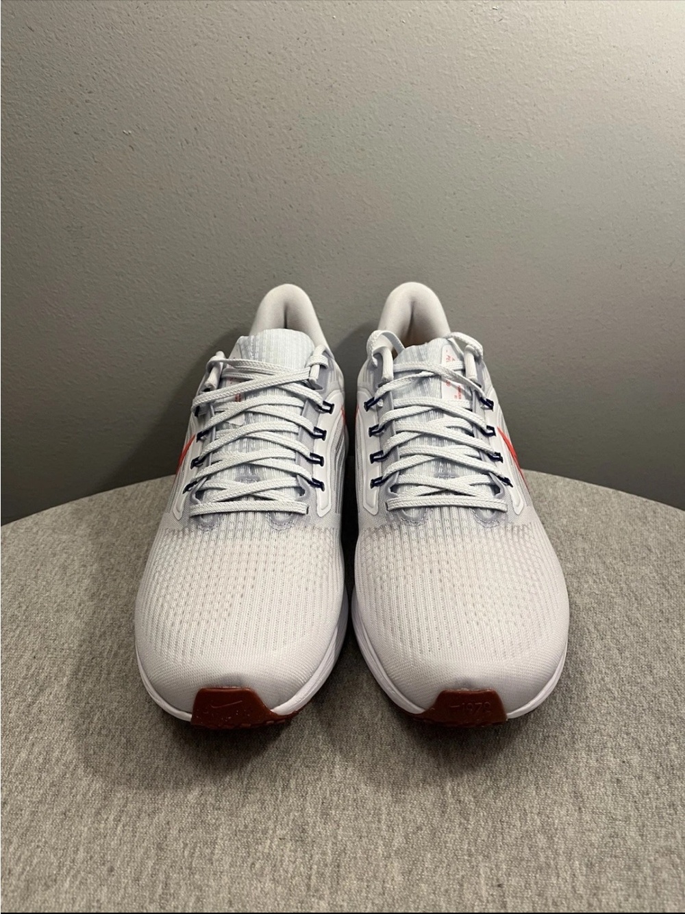 Nike Air Zoom Pegasus 39 Grey Bright Crimson Running Men Shoe Sz 11.5 DH4071-007 - Picture 5 of 11